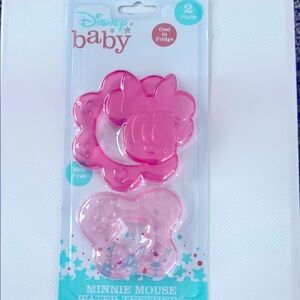 Disney Baby Minnie Mouse 2 pack baby water Teethers @ BPA Free